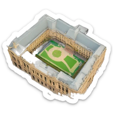 Victoria Square in Adelaide sticker