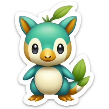 Tepig-Oshawott-Snivy-hybrid sticker