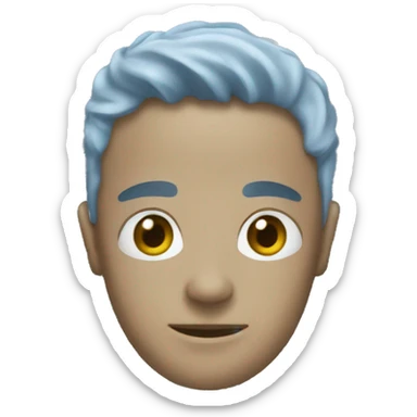 Light blue jeans sticker