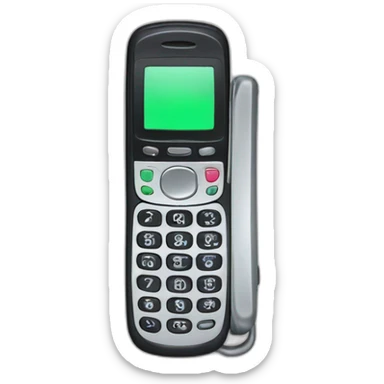 Y2k flip-phone sticker