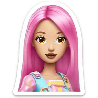 harajuku barbie sticker