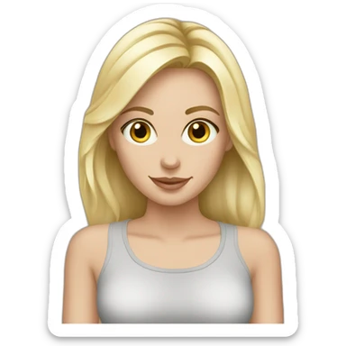 white-girl-shopping sticker