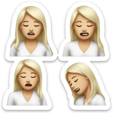 20 year old, women, In Pain sticker