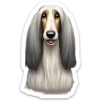 Afghan Hound sticker