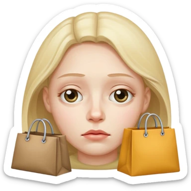Face with Bags Under Eyes Emoji sticker