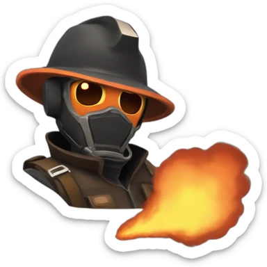 pyro tf2 sticker