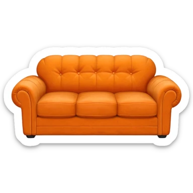 sofa from the TV series Friends sticker