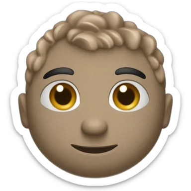 Caca qui joue au domino sticker