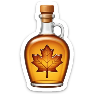 maple syrup bottle sticker
