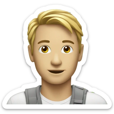 AI model with maps sticker