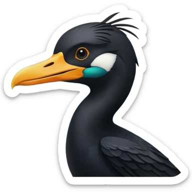 Cormorant sticker