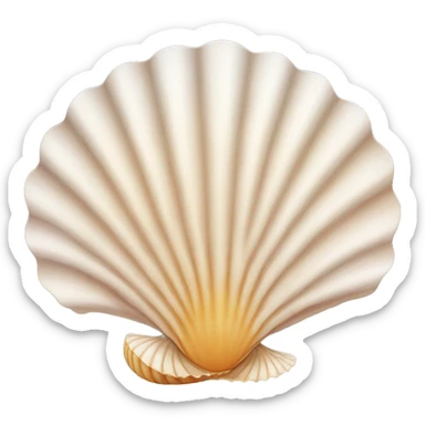 scallop-seashell sticker
