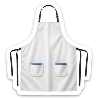 a cooking apron emoji sticker