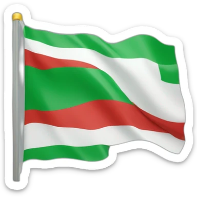 flag  of tatarstan sticker