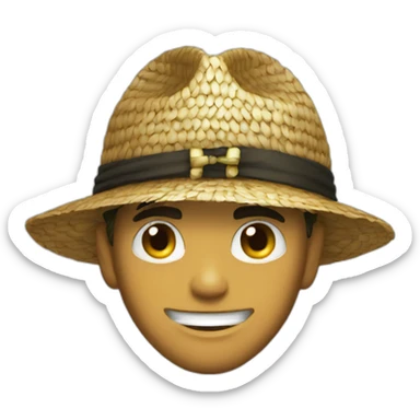 Straw hat Pirates sticker