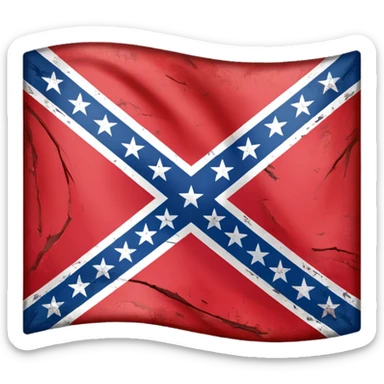  confederate flag emoji sticker