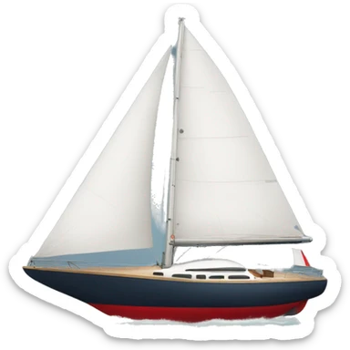 sailing yacht sticker