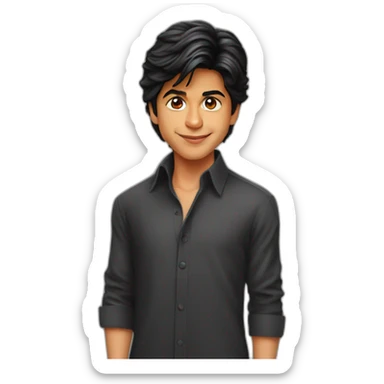 young shah rukh khan sticker