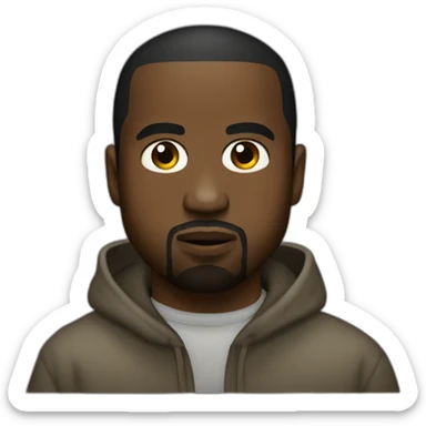 Kanye west from 2010 sticker