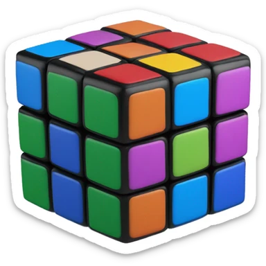 Rubik’s cube sticker