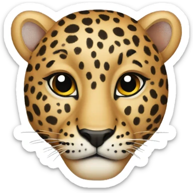 leopard sticker