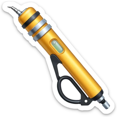 Soldering iron sticker