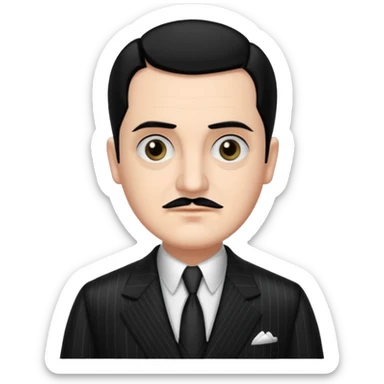 Gomez Addams
 sticker