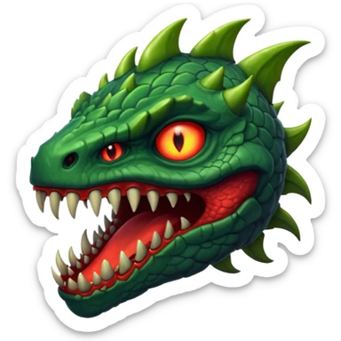 A very big scary monster sticker