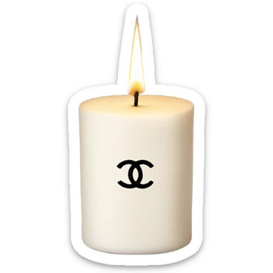 Chanel candle sticker