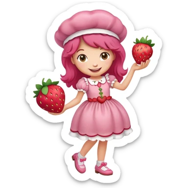 strawberry shortcake (2003) sticker