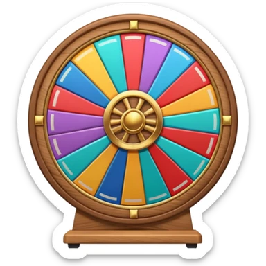 wheel of fortune sticker