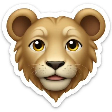 heart with leo print  sticker