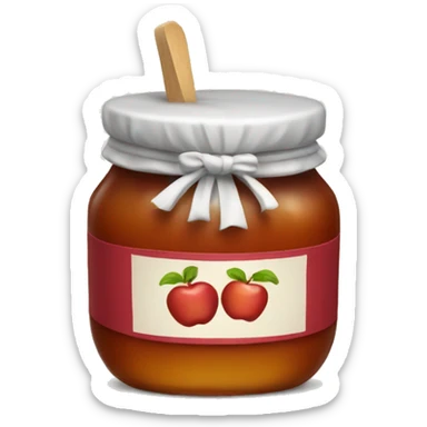 Apple jam sticker