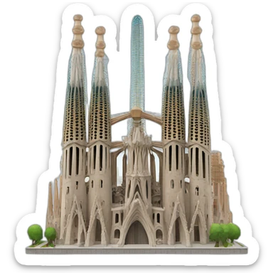 sagrada familia sticker