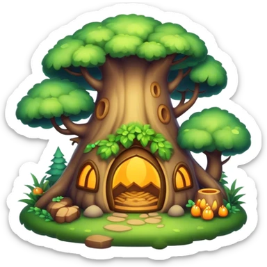 Cozy Fantasy Forest sticker