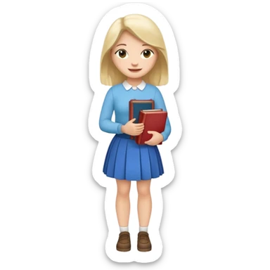 Jennie full body in skirt sticker