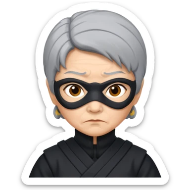 grandmother ninja sticker