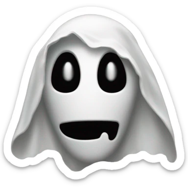Ghost face from scream  sticker