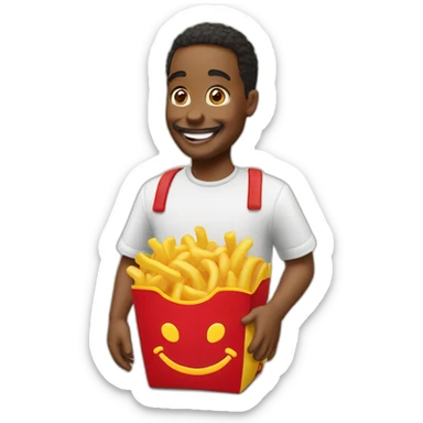 Happy meal sticker