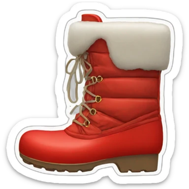 red moon boots sticker