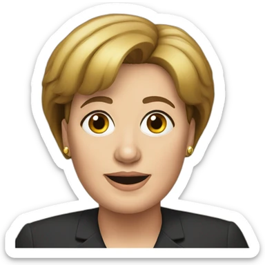 angela merkel sticker