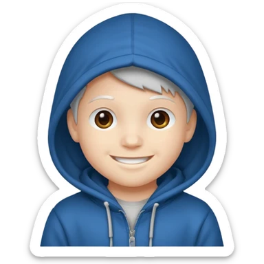 Animal Hoodie Kid sticker