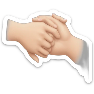 Pinky promise emoji sticker