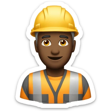 construction worker WEARING TOL BET sticker