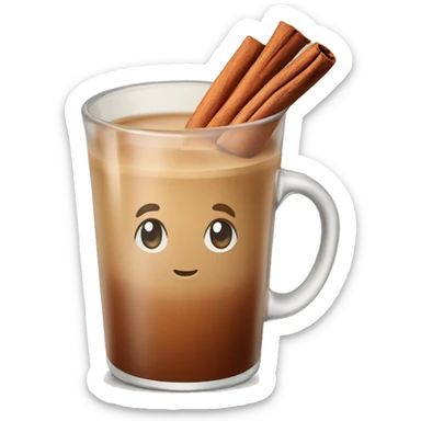 cinnamon drink sticker