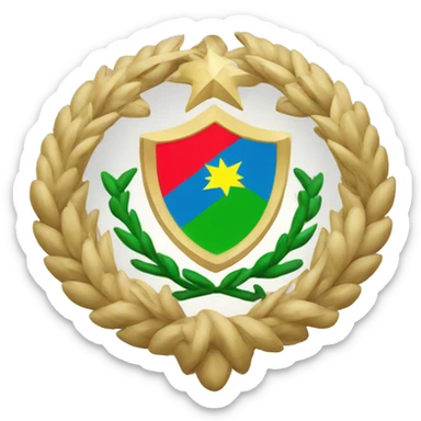 National Emblem Of Azerbaijan Real one sticker