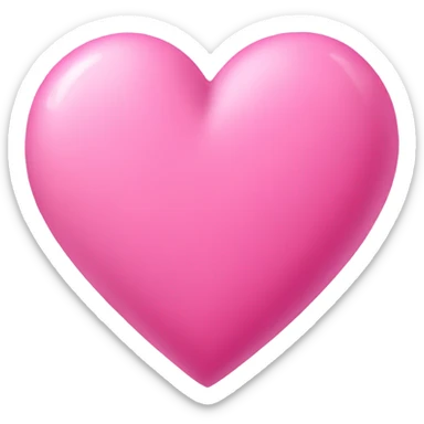 Pink heart for my fiance sticker