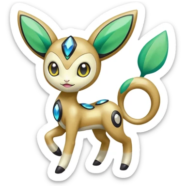 Meloetta-Inteleon-Pokémon-Fakémon-fusion-hybrid-creature sticker
