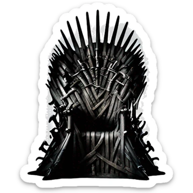 Iron Throne sticker