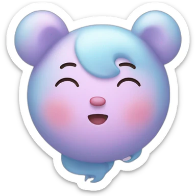 Cœur pastel sticker